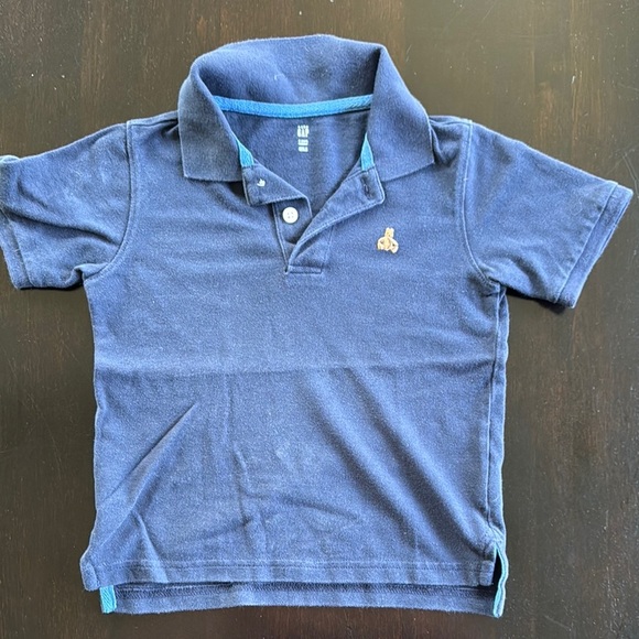 GAP Other - GAP Blue Polo Shirt Casual Piqué Knit